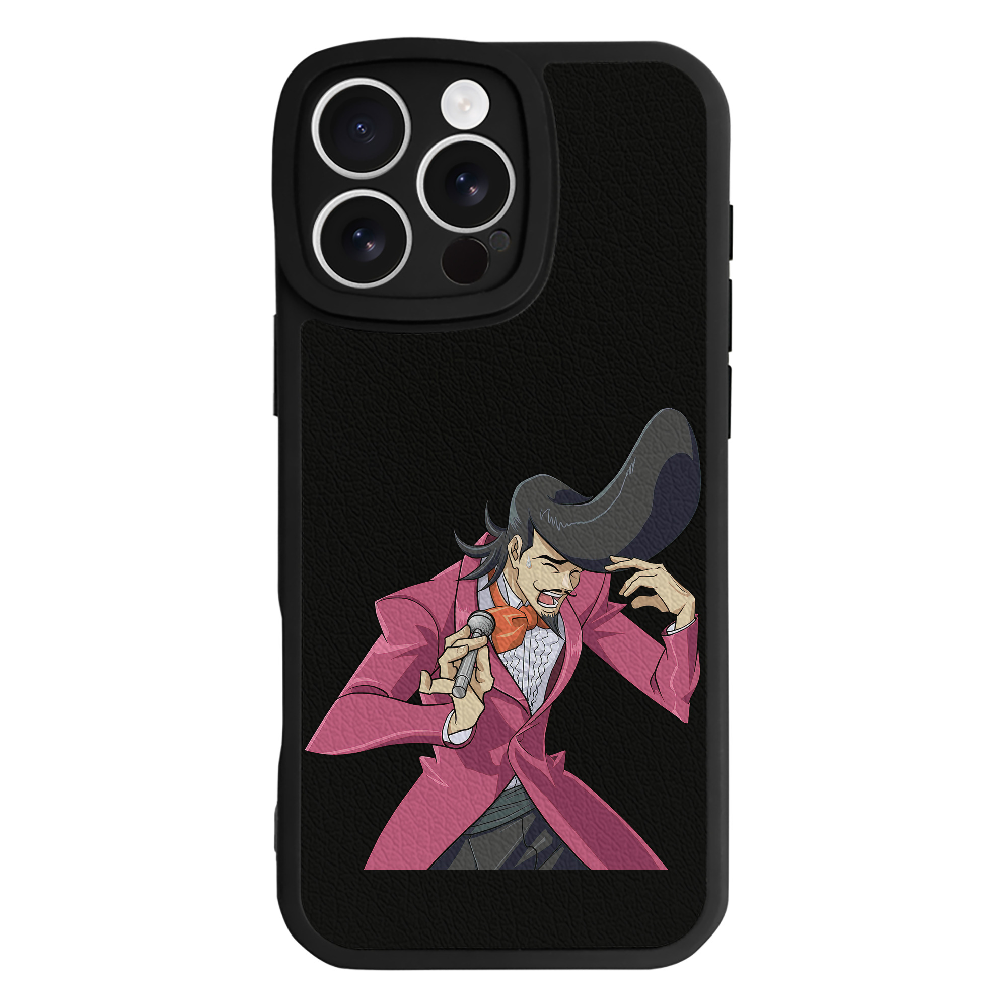（画像用） 遊☆戯☆王 Yu-Gi-Oh! 【iPhone 16シリーズ対応】シリコンスマホケース（レザー調） 材質：シリコン